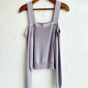 Wilfred Lilac Cold Shoulder Sweater